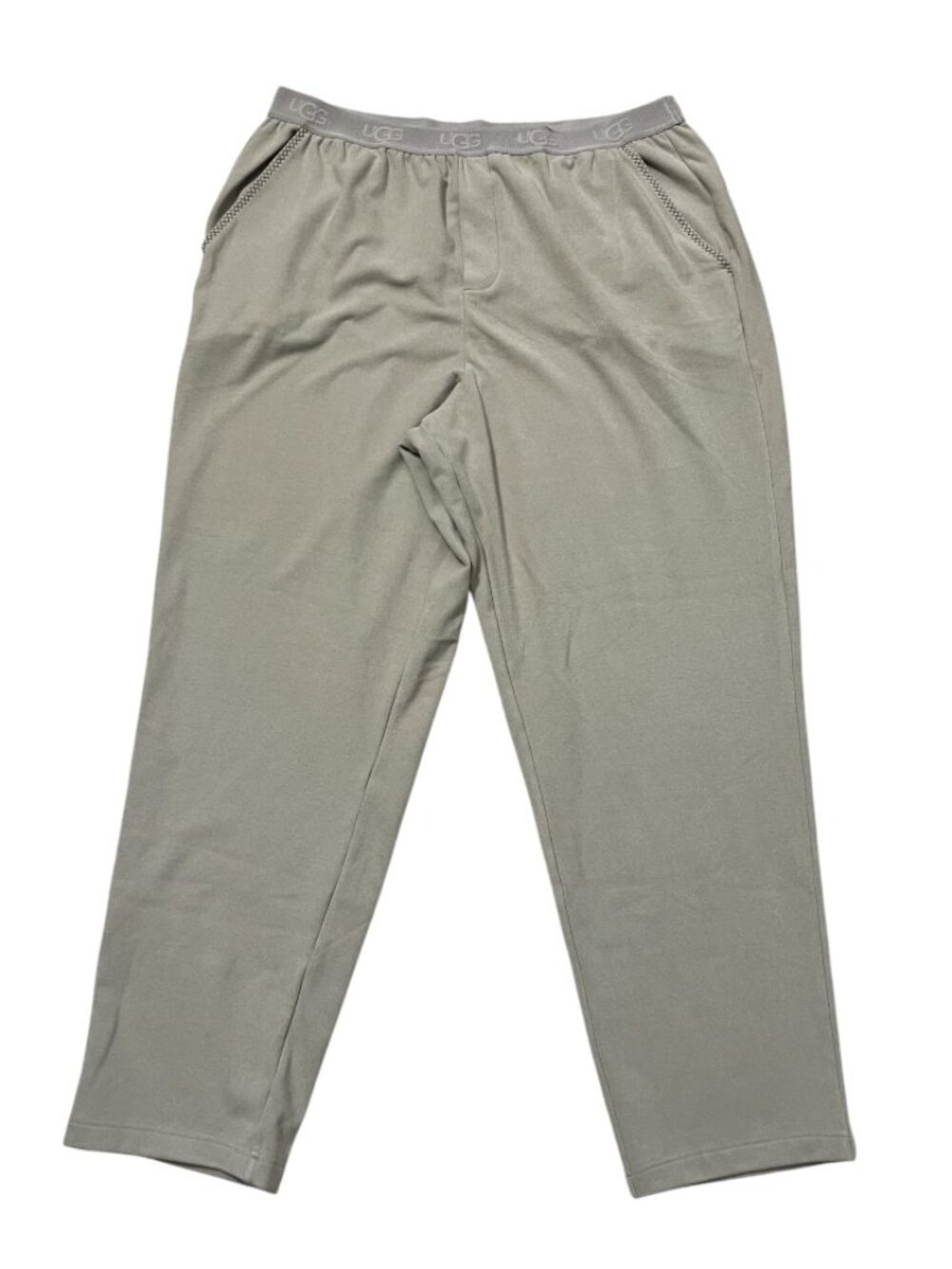 UGG Mens XXL Lounge Pants Tan Taupe Stretch Sleep Pajama Pocket Casual